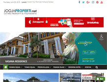 Tablet Screenshot of jogjaproperti.net